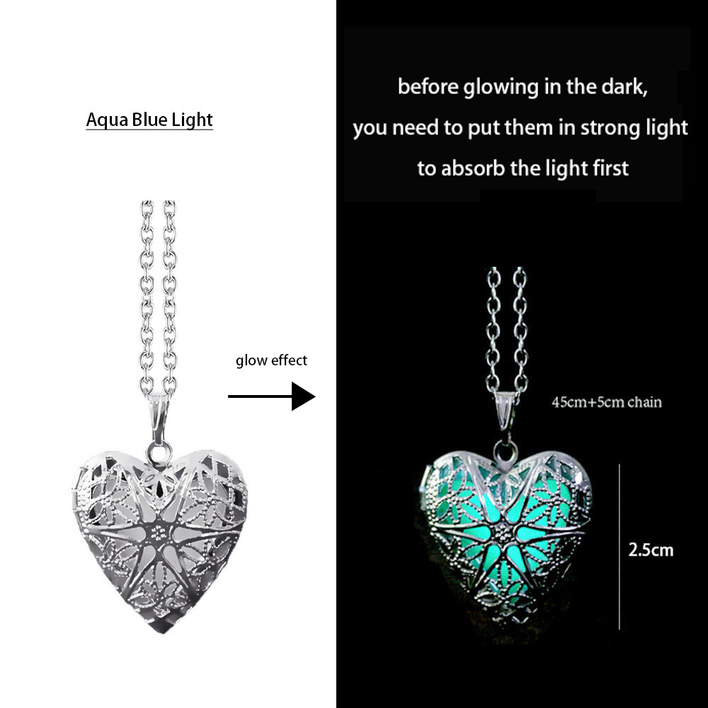 Luminous Dragon Necklace Glowing Night Fluorescence Antique Vintage Glow In The Dark for Men Women Party Halloween Day Club: Champagne gold