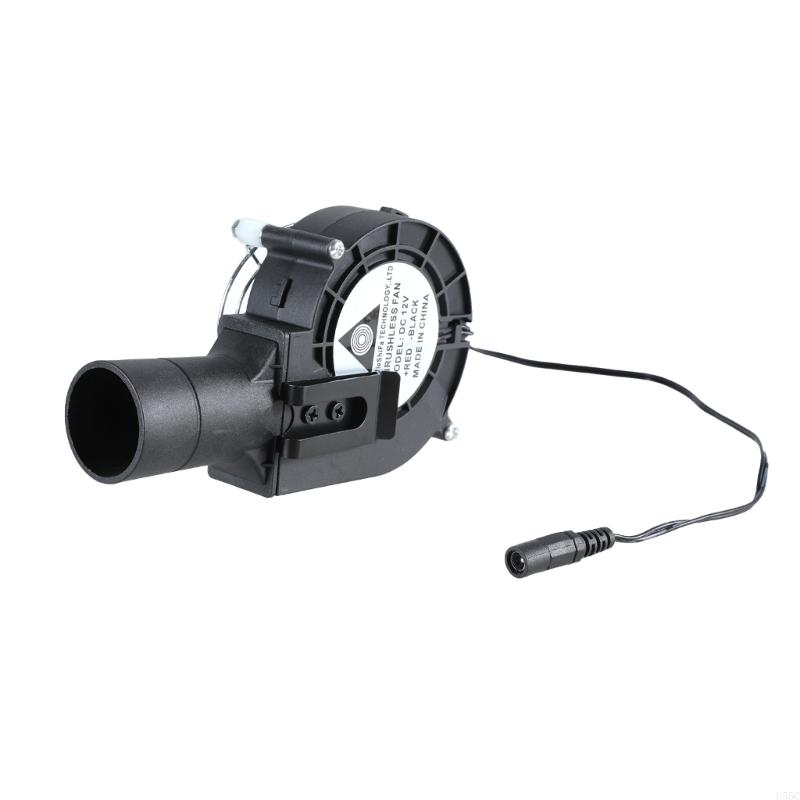 U55C 5V USB 9733 Large Air Volumes Turbines Air Outlet Blower Adjustable Speed Fan for Camping Quick Charcoal Starters
