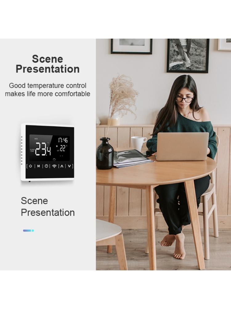 Ac85 ~ 250v vloerverwarming elektrische kamerthermostaat temperatuurregelaar 220v 16a 35ed