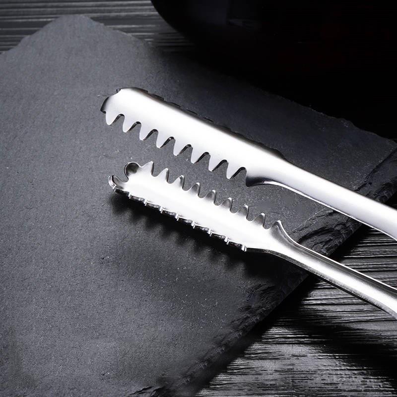 5Inch 7Inch 9Inch Rvs Voedseltangen Keukengerei Anti Warmte Ijs Tang Brood Clip Gebak Klem barbecue Keuken Gereedschap