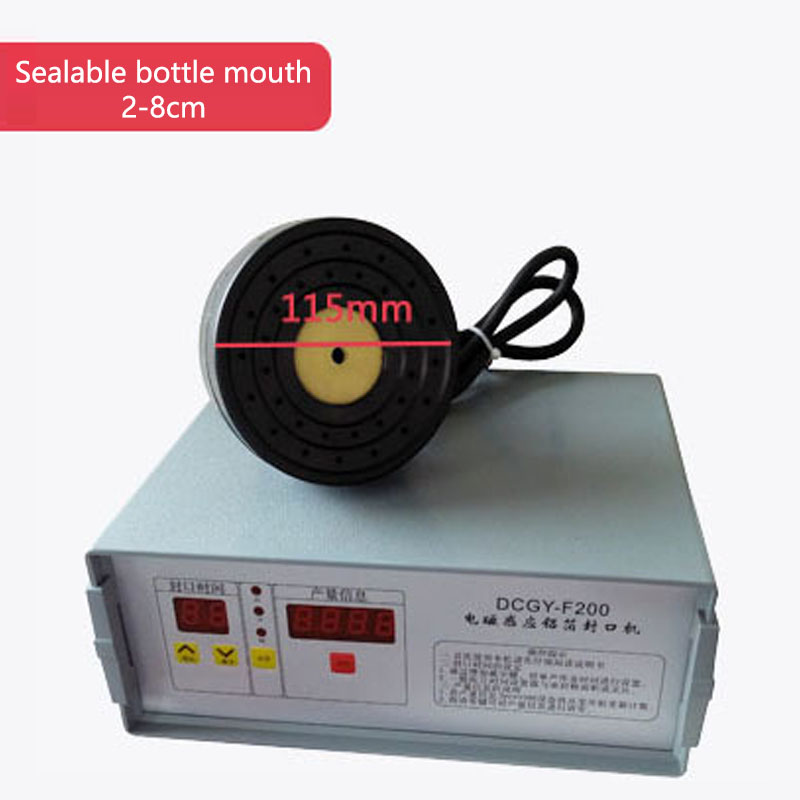 DCGY-F200 Portable Induction Sealing Machine Aluminum Foil Capper Honey Packaging Equipment (20mm-90mm) YZ