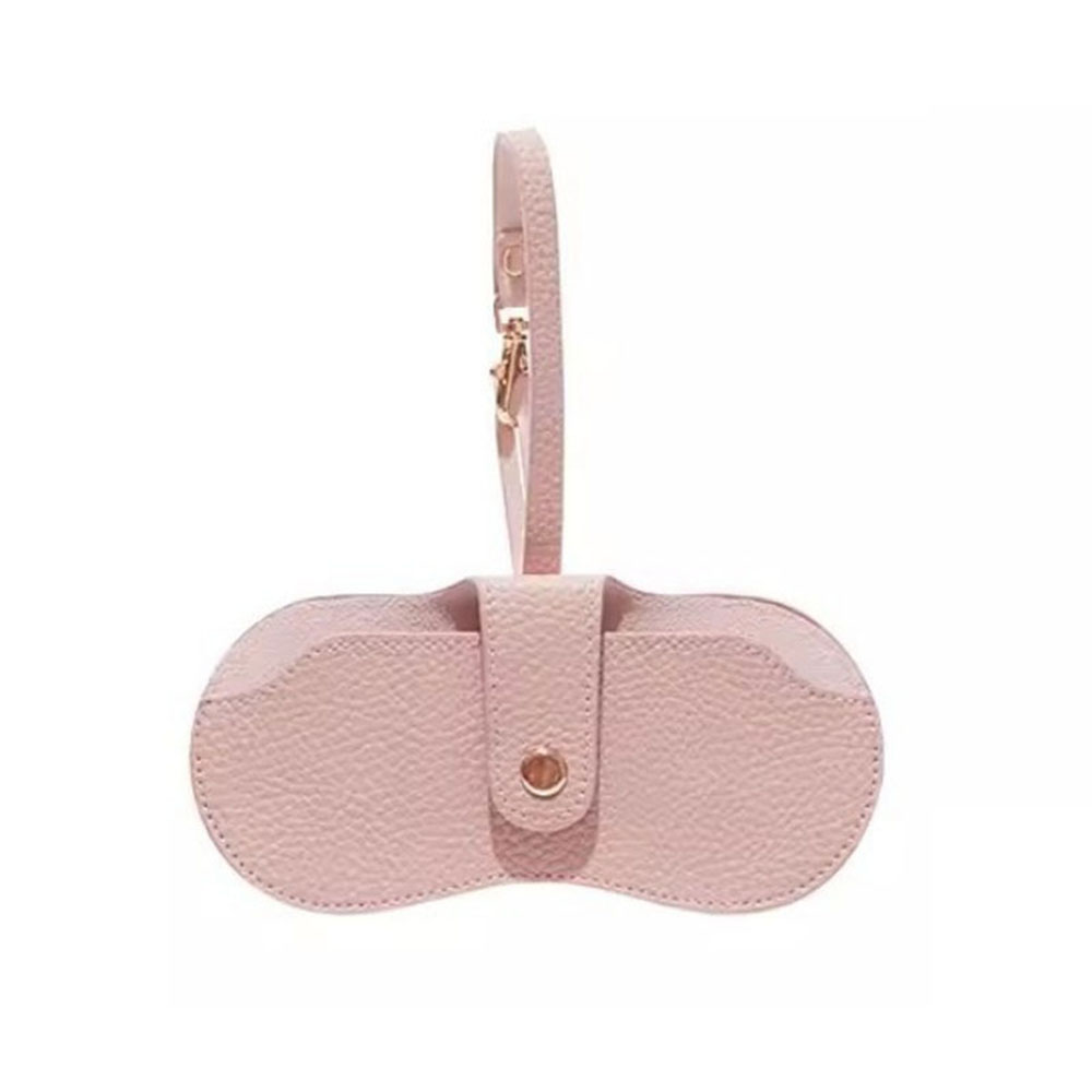 Brillenkoker Dames Leer Zacht Brillentas Mode Draagbare Zonnebrillendoos Tas Accessoires Brillenkoker Zonnebrillendoos: Paars