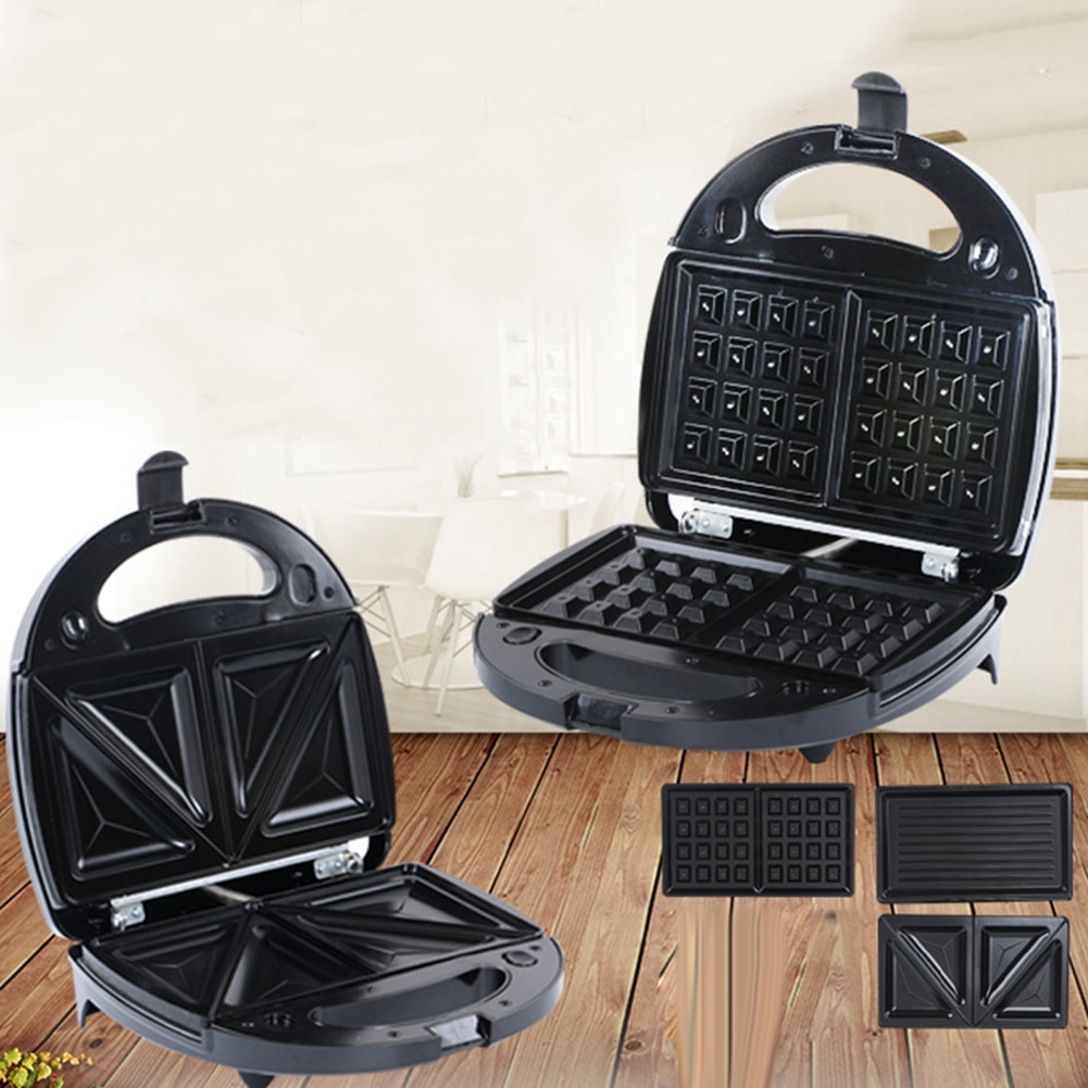 Multifunction Electric Eggs Sandwich Maker Mini Bread Grill waffle crepe Toaster Pancake baking Breakfast Machine EU plug