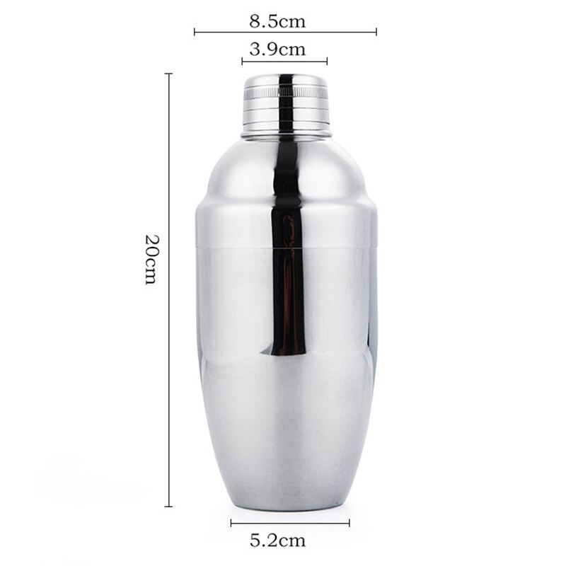 Stainless Steel Cup Cocktail Shaker Bartender Wine Cup Cocktail Mixer Martini Cocktail Shaker Bar Tool