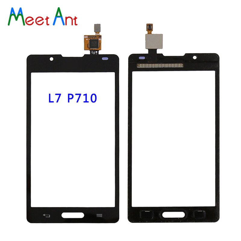 4,3 "para LG Optimus L7 II P710 P713 y L7 II 2 Dual P715 P716 Sensor de pantalla táctil Panel de lente de vidrio exterior