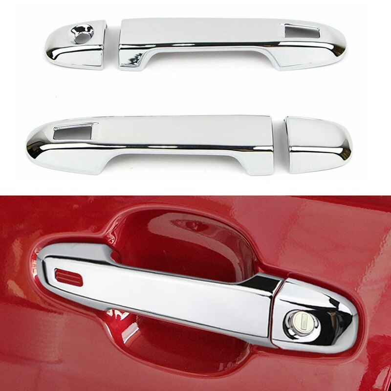 TOP-Poignée De Porte De Voiture Housse de Protection Garniture Autocollant pour Toyota C-HR CHR Équipement ABS Chromé