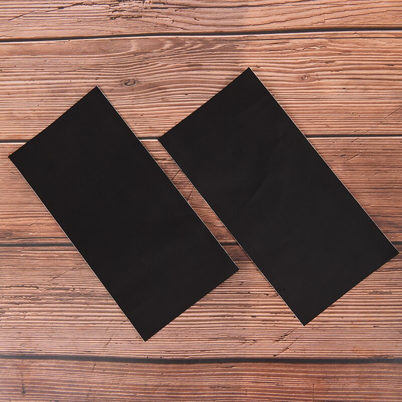 2 stk gmarty vanntett selvklebende nylon klistremerke klutlapper utendørs teltjakke reparasjonstape patch svart