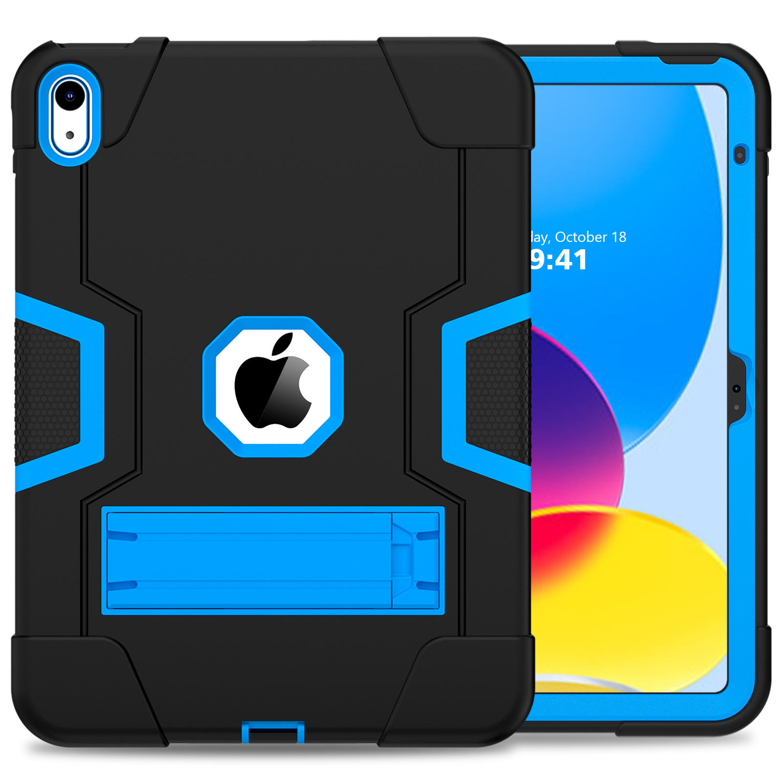 Kickstand Rugged Case Universal For iPad 11" (A16) 11th 10.9 10th A3355 A3356 A2757 A2777 A2696 3-Layers Protect Cover