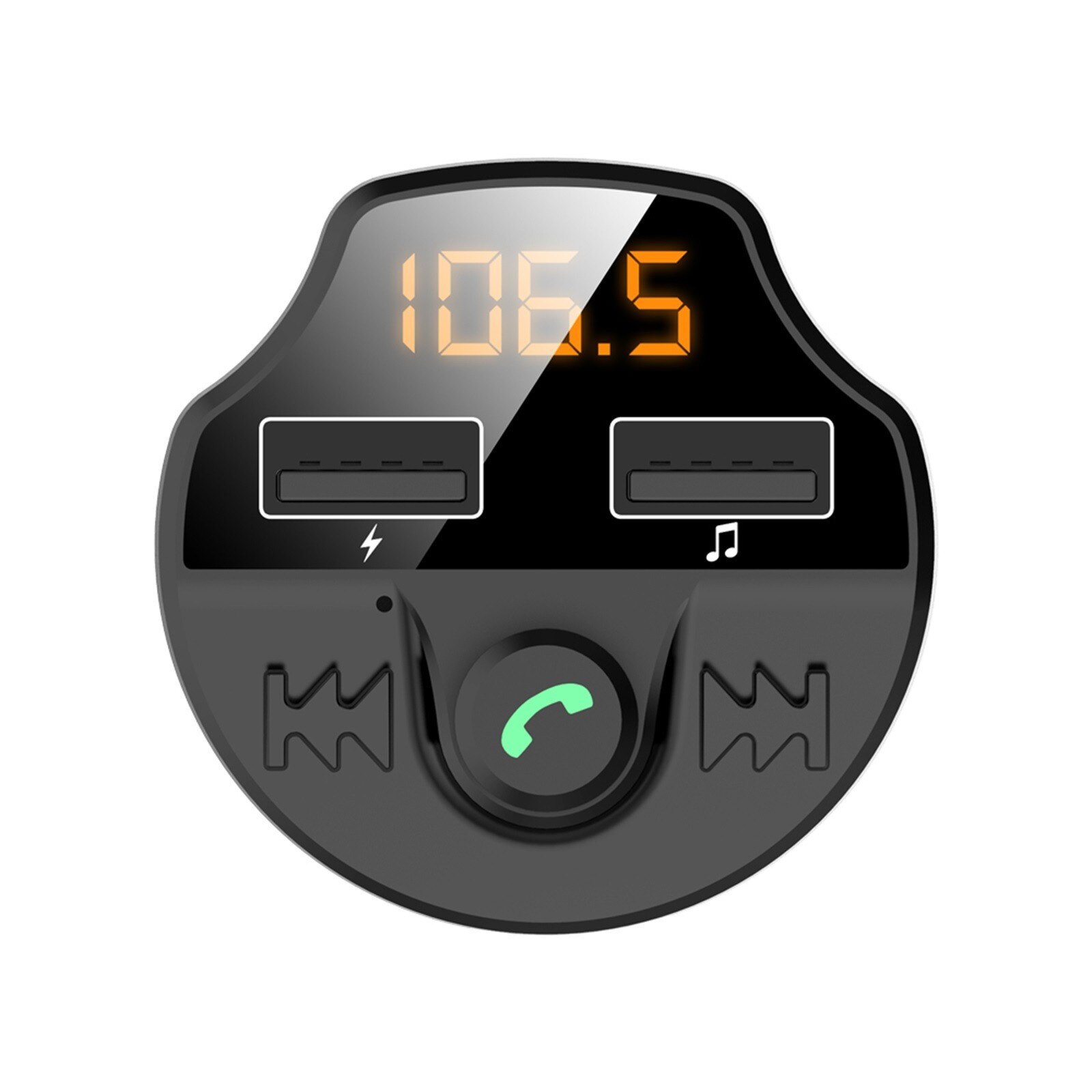 Autoradio  mp3 fm-player, bluetooth, 5.0 speicherplätzen bei stromausfall,  t66 dual-usb-anschlüssen, unterstützung für 12-24v fahrzeuge, rauschunterdrückung und tf-kartenleser