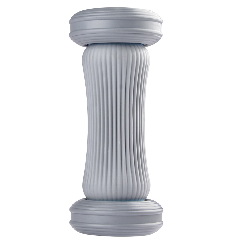 Pvc voetmassage roller ontspanningsapparaat handmatige massage voettrainer ontspanning fysiotherapie fascia roller diepe weefselmassage: Hemelsblauw