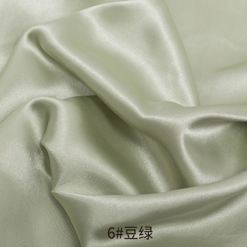 26 Colors Satin Fabric By The Meters Skirt Lining Material Wedding Decoration Fabric Box Lining DIY Clothing Sewing Background: L / Yellow