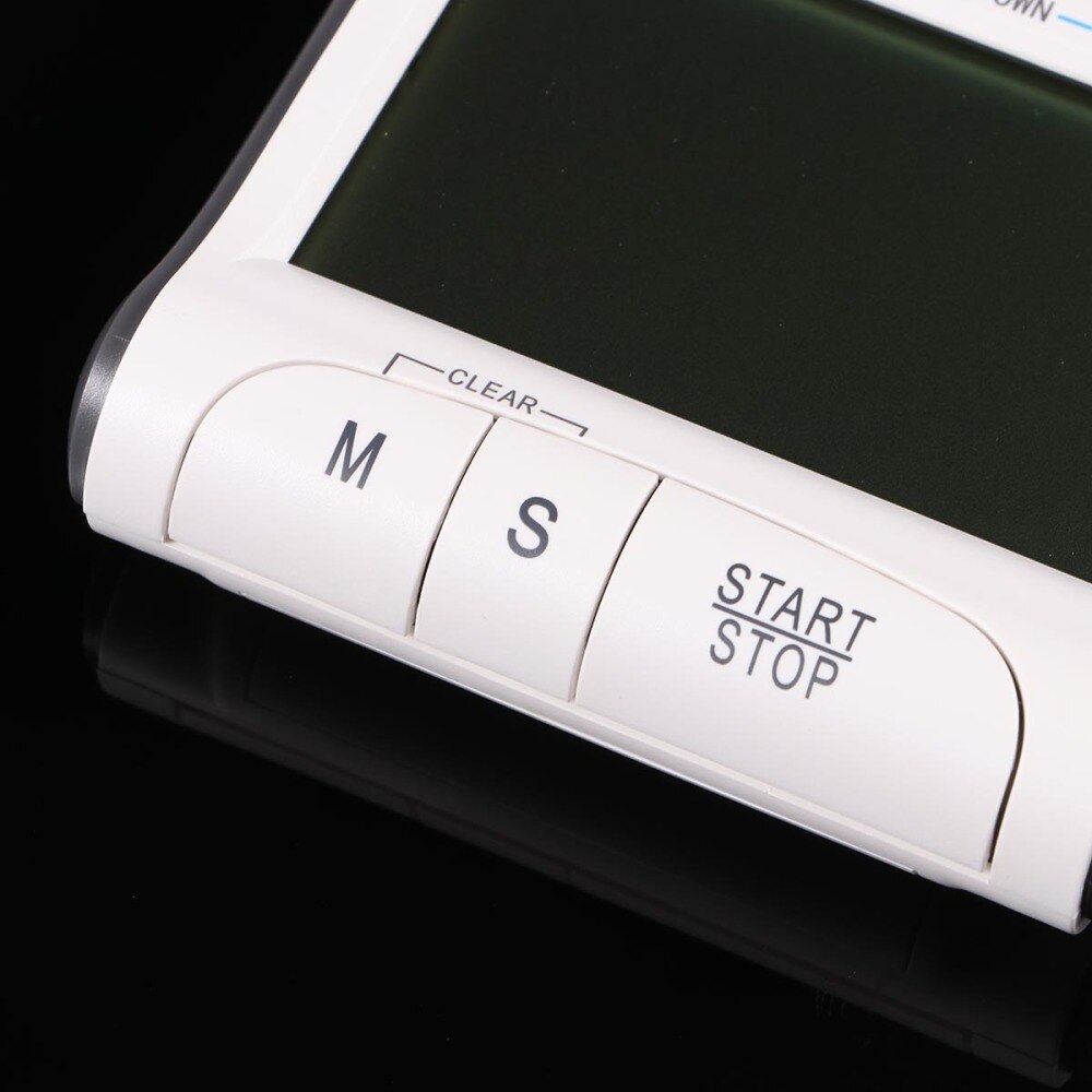 DC101 Digital Kitchen Cooking Timer Count Down Clock Loud Alarm with Large LCD Display Screen with Battery