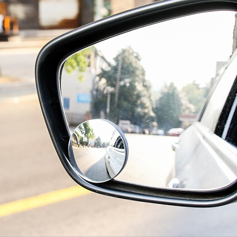 Espejo convexo redondo de gran angular para Conductor de vehículo, accesorios de coche, punto ciego, retrovisor del coche para niñas,