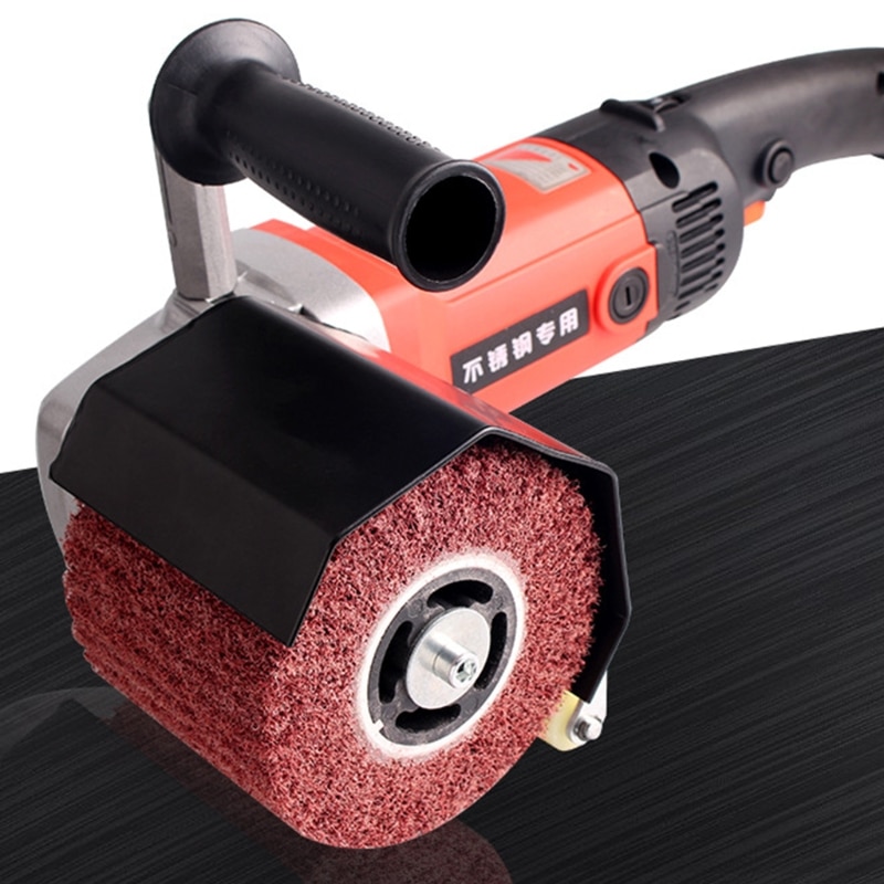 Woven Buffing Abrasive Flap Wheel Wire Drawing Burnishing Wheel for Polishing W0YD