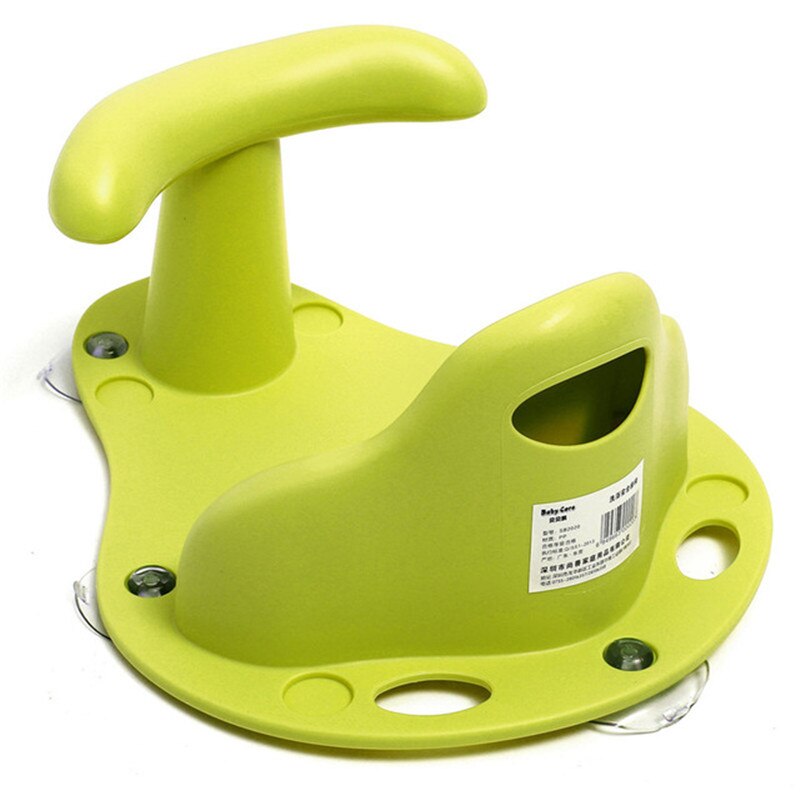 Asiento de bañera para bebé, almohadilla para bañera, silla de seguridad antideslizante, cuidado del bebé, asiento de baño, juguetes de lavado, cuatro colores, 37,5 cm