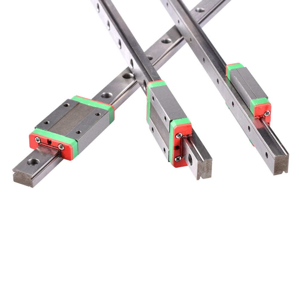 3D Printer Parts Axis Linear Guide Rail 12mm MGN12H 400/450/600/1000/1500mm linear Rail With linear Carriage for Delta printer