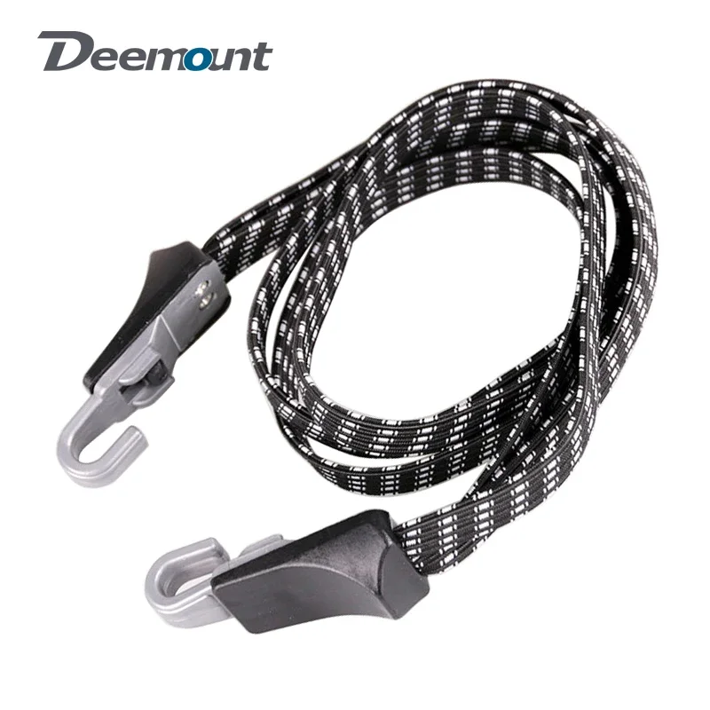 Fietsbagage Bungee-riem 3 banden in 1 Elastisch jacquard touw Versterkte kunststof Dubbele haken Fietsen Carry Bungee-draagriem