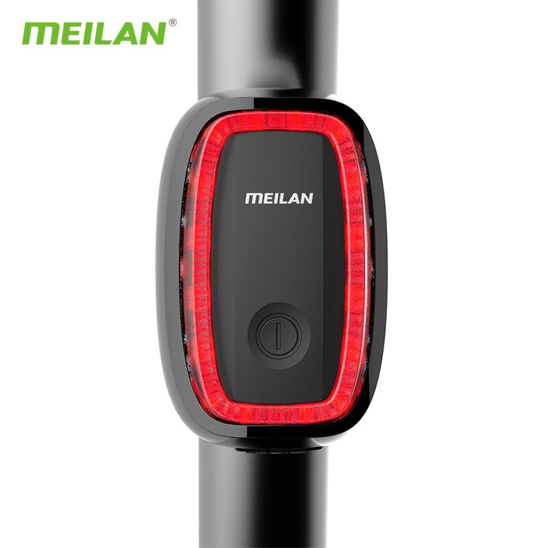 MEILAN X6 Smart Bicycle Rear Light Auto Start / Stop Brake Sensing IPx5 Waterproof Cycling Taillight LED Lights