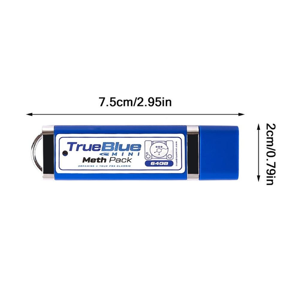 True Blue Mini Crackhead Pack + Meth Pack Voor Playstation Klassieke Games Accessoire Plug En Play Zonder Installatie Of Lassen: 64gb meth pack