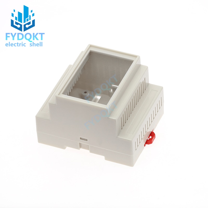 1PC DIN Rail PLC Junction Box Plastic Electronics Box Chassis case 88x72x59mm 35-Rail Mounting Instrument Housing