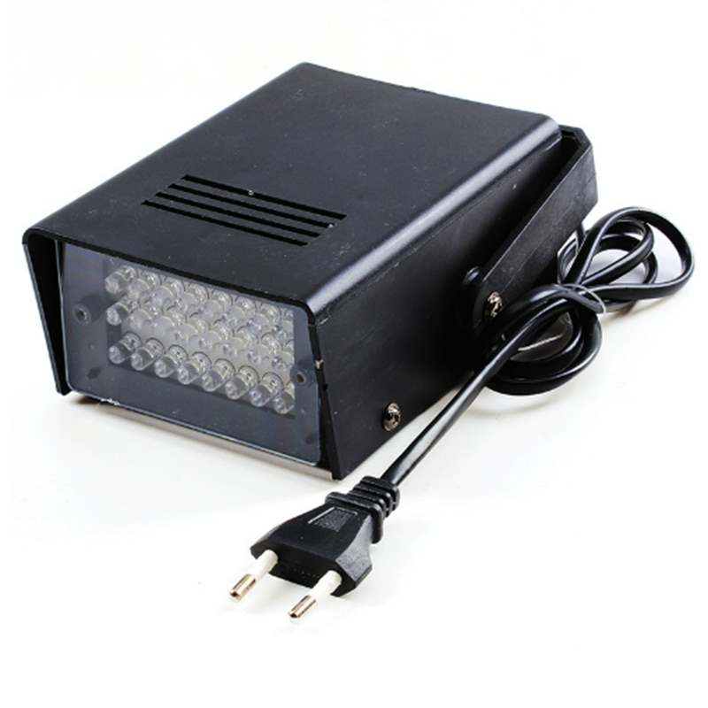 Bright 110V 220V 3W 24 LED DJ Strobe Flash Lights Disco Party Club Stroboscope White/Red/Blue/Green Stage lighting effects
