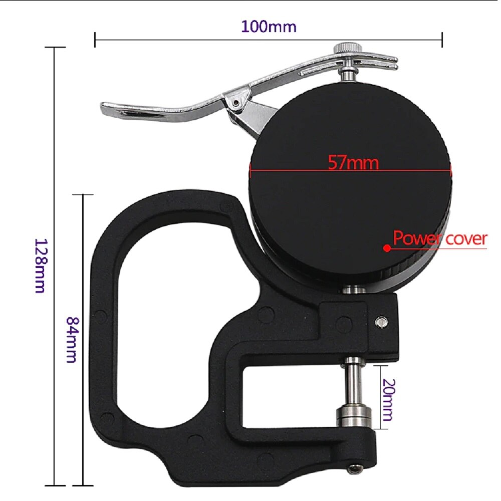 0.01mm High Accuracy Electronic IP54 Thickness Gauge 10mm 0-0.4" Touch Keys Digital Micrometer 0.01mm Oil-proof Thickness Meter