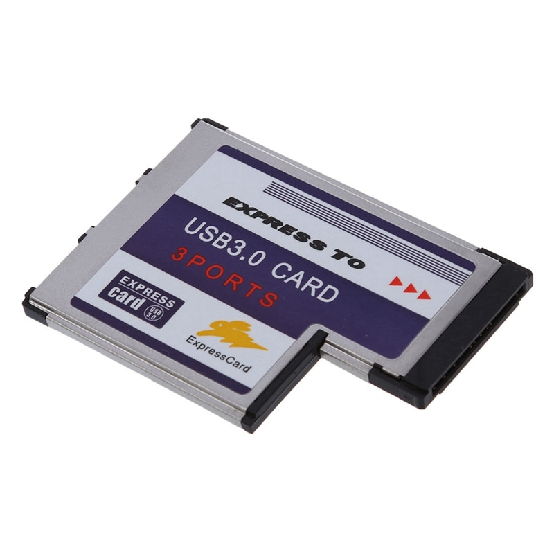 3 Port USB 3.0 Express Card 54mm PCMCIA Express Card for Laptop