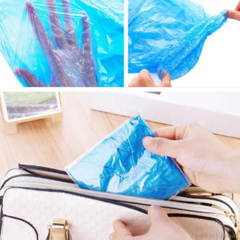 Couvre-chaussures jetables en plastique épais et résistant à l&#39;eau, 1 paire, pour bottes montantes, directe M06 21