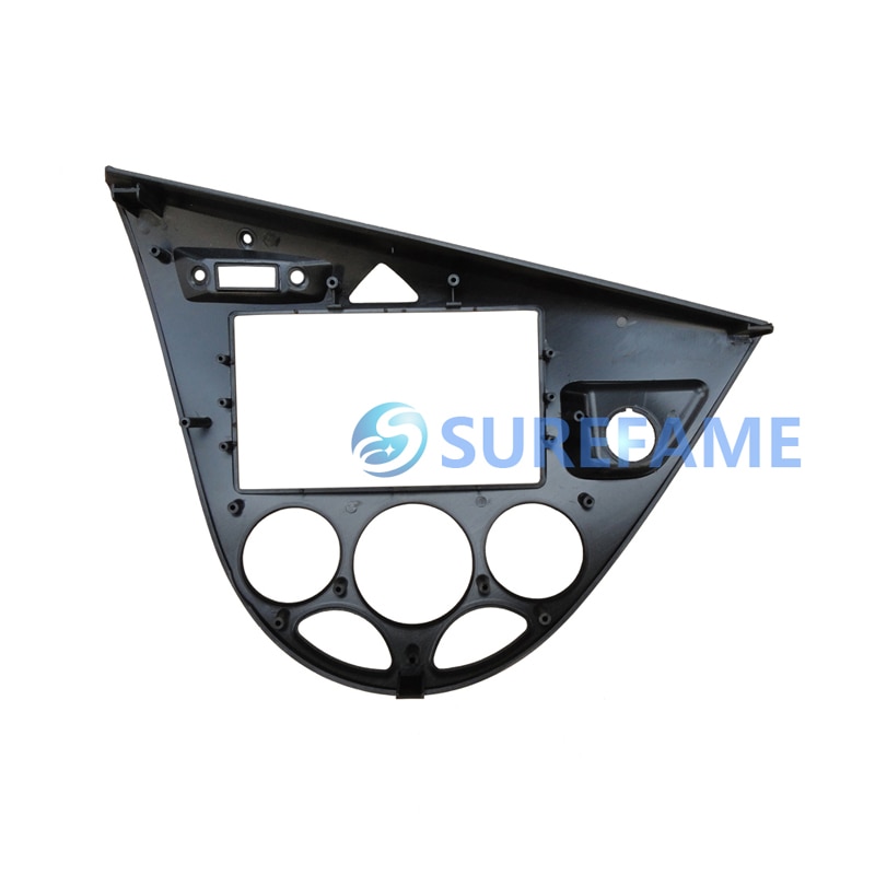 Double Din Car Radio Install Surround Panel for Ford for Focus MK1/Fiesta LHD Fascia Plate Dash Mount Kit Interior Trim Facia