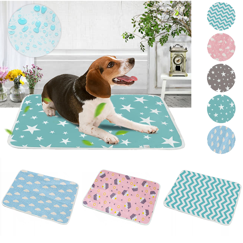 Alfombrilla absorbente para orina de perro, almohadilla transpirable para pañales, cojín portátil de viaje para cachorros, impermeable, funda lavable para asiento de perro y gato, suministros para mascotas