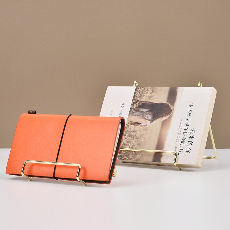 Mobile Holder Golden Tablet Stand For Watching TV, Mobile Phone Stand, Photo Frame stand, magazine stand