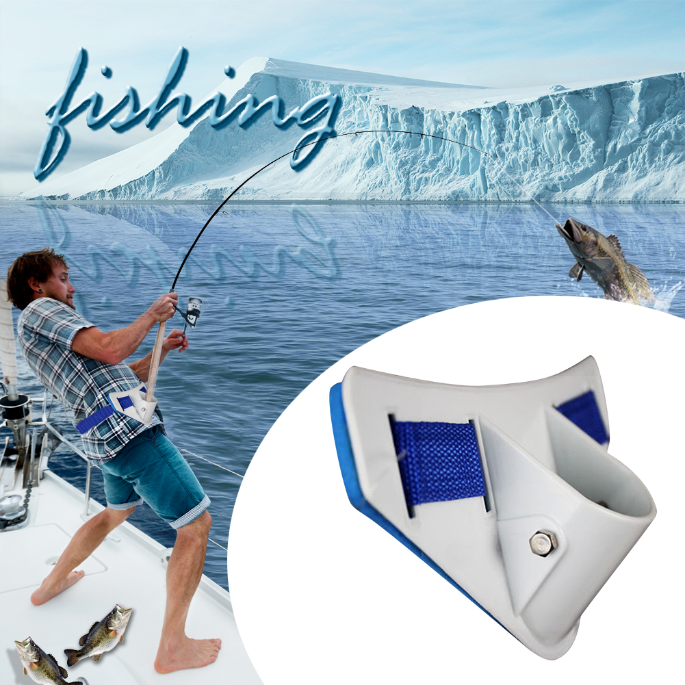 Barco Pesca Rod Holder, cinto de pesca, cintura Rod Holder, água salgada ou água doce Acessórios Pesca