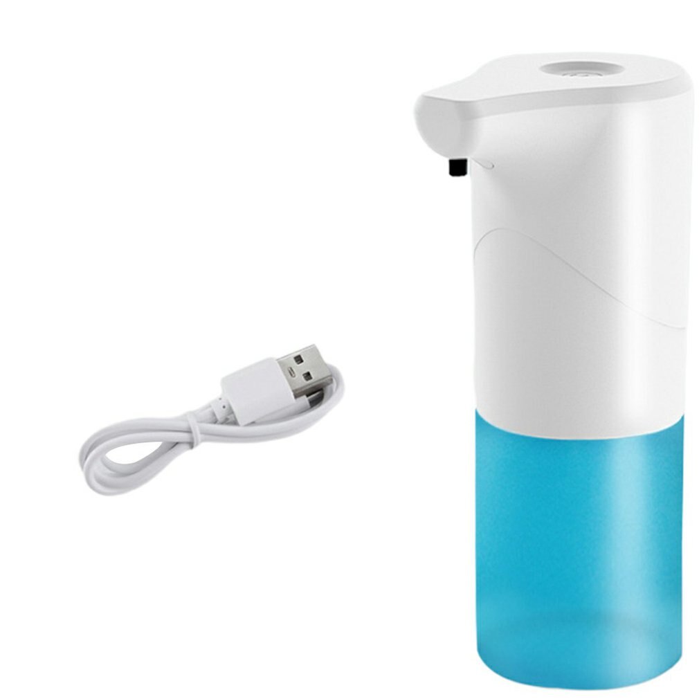 350ML Automatic Soap Dispenser Intelligent Smart Foam Machine Induction Foaming Hand Washing Device Hand Sanitizer: Purple