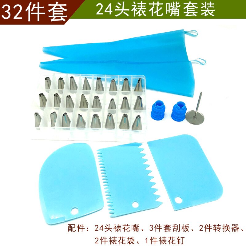 32 Stuks Set Van Decoratieve Mond Set Tpu Decoratie Zak 24 Heads Factory Productie Spot Van Decoratie Mond Decoratie Nagels