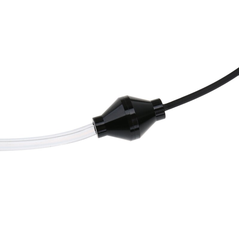 Auricular Anti-radiación, auricular estéreo de tubo acústico de aire de 3,5mm con micrófono para iPhone Samsung Huawei Xiaomi