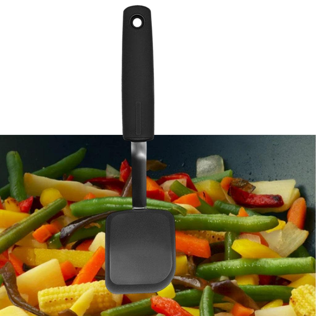Large Wide Silicone Spatula Turner, Heat Resistant Slotted Spatula for Cooking Eggs Nonstick Cookware Cooking Utensils Baking