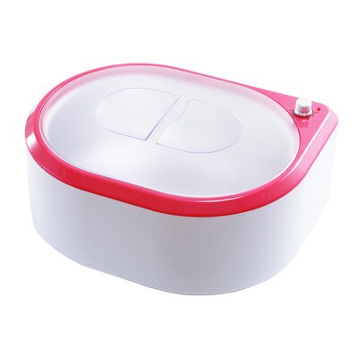 Máquina de Parafina para manos, calentador de Parafina para baño de pies, cera para depilación, dispositivo removedor de pelo, enchufe europeo: Rojo