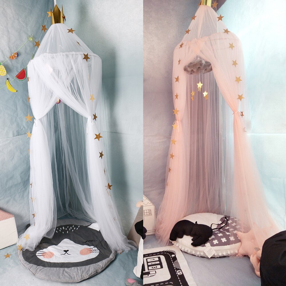 Anti Mosquito Crib Netting Cotton Baby Canopy Mosquito Net Princess Bed Canopy Dome bed baby room Decoration Bed Canopy