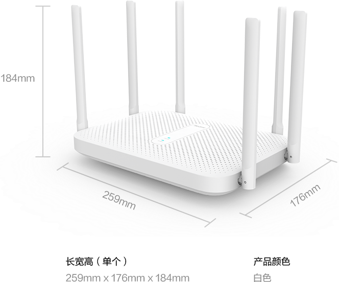 Original Xiaomi Redmi AC2100 Router Gigabit 2,4G 5,0 GHz Dual-Band 2033Mbps kabellos Router Wifi Verstärker 6 hoch gewinnen Antennen
