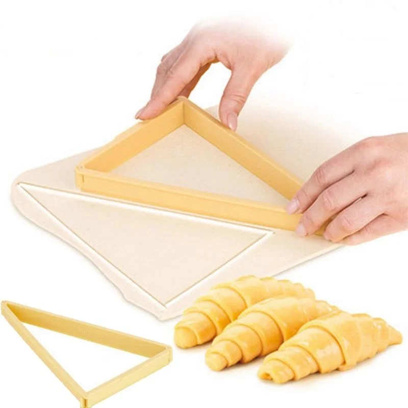Molde para croissant, cortador de pan, moldes en rollo, máquina para hacer croissant, herramienta de pastelería para hornear, utensilio de cocina