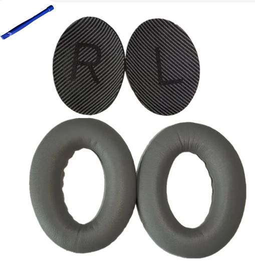 Coussinets d'oreille de remplacement pour BOSE QC35 pour QuietComfort 35 et 35 II, coussinets d'oreille en mousse à mémoire de forme, housse d'oreille de