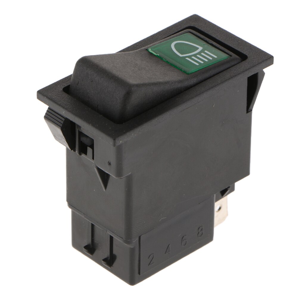 Black Truck Engineering Train Headlight Rocker Toggle Switch On Off Button