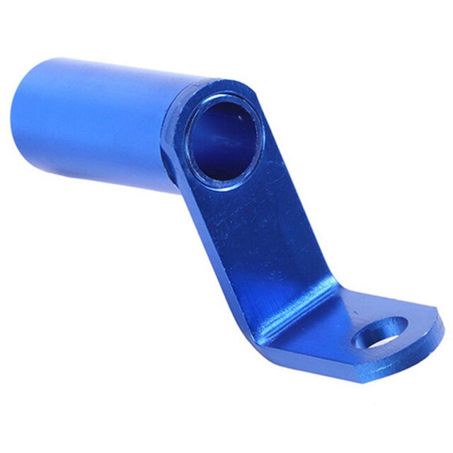 Extensor de montaje para espejo retrovisor de motocicleta, soporte de extensión de aleación de aluminio, abrazadera para barra de manillar, accesorios: Blue