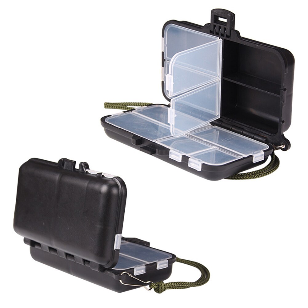 Carp Fishing Tackle Box Waterproof 9 Compartments Multifunctional Fishing Tackle Box Portable Fish Lure Bait Hook Case