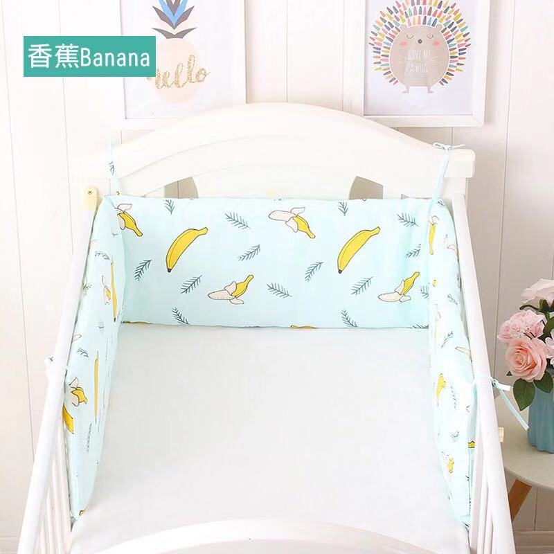 Del bambino Del cotone Letto pad Paraurti Babyy Arredamento Della telecamera 180 centimetri bambino Imbottiture e Paraurti per Culle impostato Nusury Cuscino di Protezione per del bambino