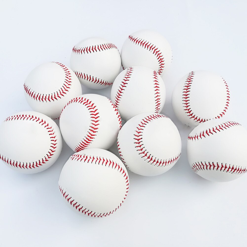 Pelota de béisbol de goma , 9 pulgadas, para competición, entrenamiento, ejercicio, práctica, entrenamiento, Softball, equipo deportivo