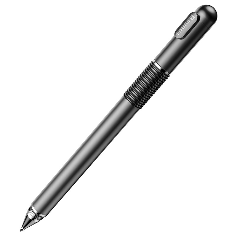 Baseus Tekening Stylus Pen Voor Apple Iphone Ipad Pro Double Behulp Capacitieve Touch Pen Voor Smartphone Tablet Samsung Hand Stylus: Black