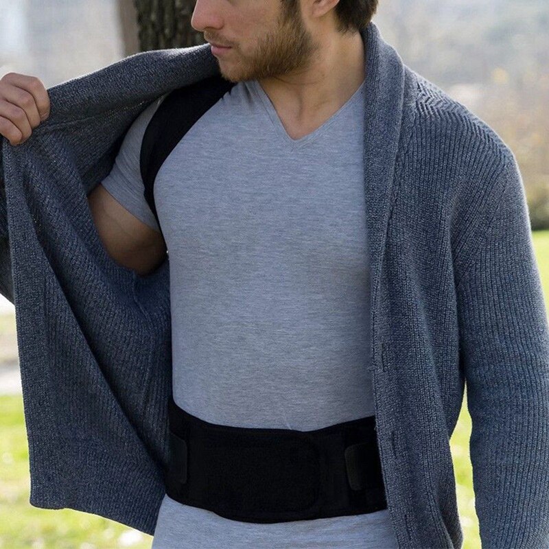 1Pcs 41 Inch Elektrische Akoestische Gitaar Tas Carry Schouder Bandjes Waterdicht Black & 1Pcs Houding Corrector Verstelbare-xl