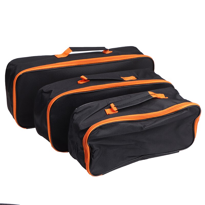 Black Car Wear Resistant Zipper Closure Practical Storage Case With Handle Durable Portable Pouch Vacuum Cleaner Tool Bag