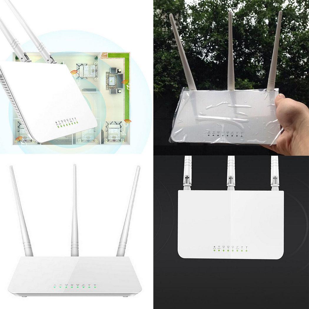 3 antenne 2.4GHz 300Mbps Draadloze Router Familie WiFi Repeater Geschikt voor groot formaat, multi-kamer gebruikers.